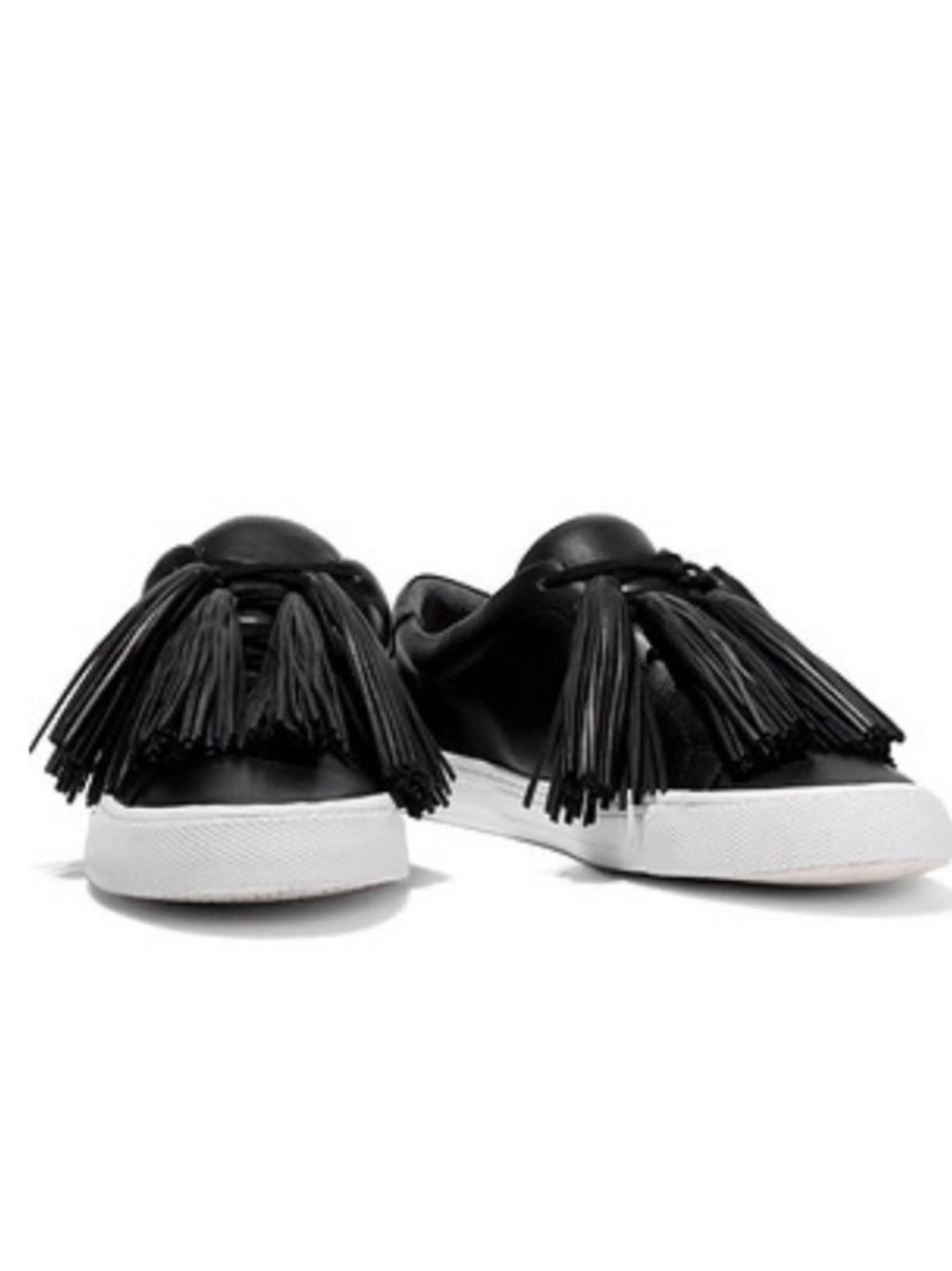 Loeffler Randle sneaker black leather size 11